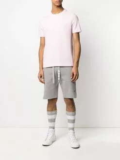 Thom Browne Classic Pique Rib Cuff RWB Tee