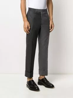 Thom Browne Fun-Mix flannel trousers