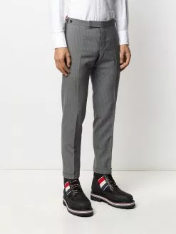 Thom Browne seersucker low-rise trousers