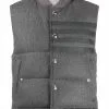Thom Browne 4-Bar down-filled flannel gilet