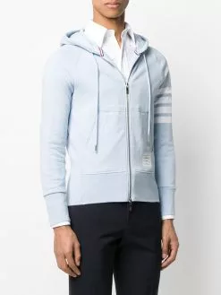 Thom Browne بدلة جيرسي بشريط خلفي وزينة 4 خطوط