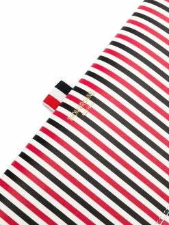 Thom Browne striped flap folio