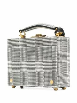 Thom Browne micro Prince of Wales attaché case