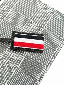 Thom Browne micro Prince of Wales attaché case