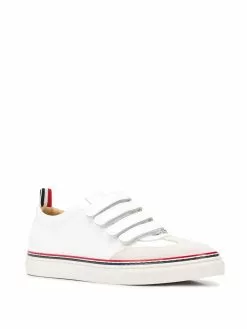 Thom Browne touch strap low-top sneakers