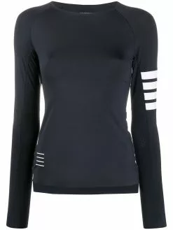 Thom Browne 4-Bar lightweight tech compression top