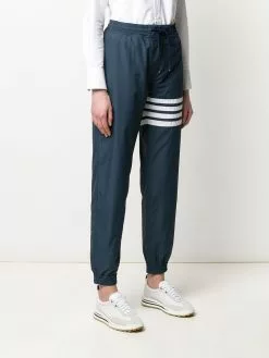 Thom Browne 4-Bar flyweight tech track pants