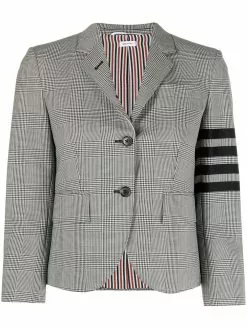 Thom Browne 4-Bar houndstooth wool jacket