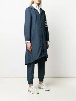 Thom Browne 4-Bar flyweight tech hooded parka