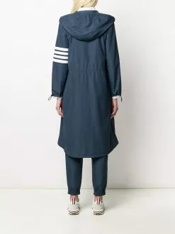 Thom Browne 4-Bar flyweight tech hooded parka