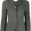 Thom Browne tonal 4-Bar cotton twill jacket