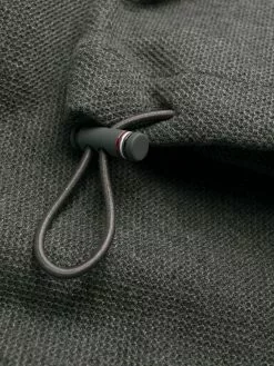 Thom Browne tonal 4-bar hooded parka