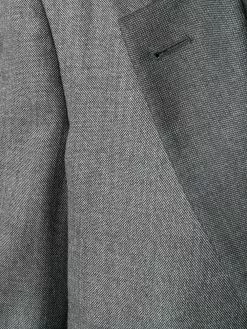 Thom Browne Wide lapel wool overcoat single breasted coats of women 11 Thom Browne wide lapel wool overcoat