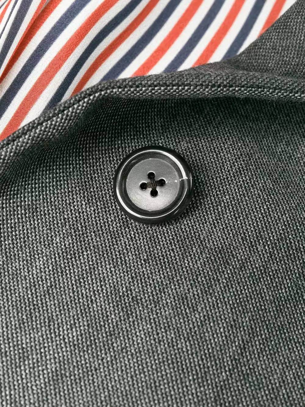 Thom Browne Wide lapel wool overcoat single breasted coats of women 6 Thom Browne wide lapel wool overcoat