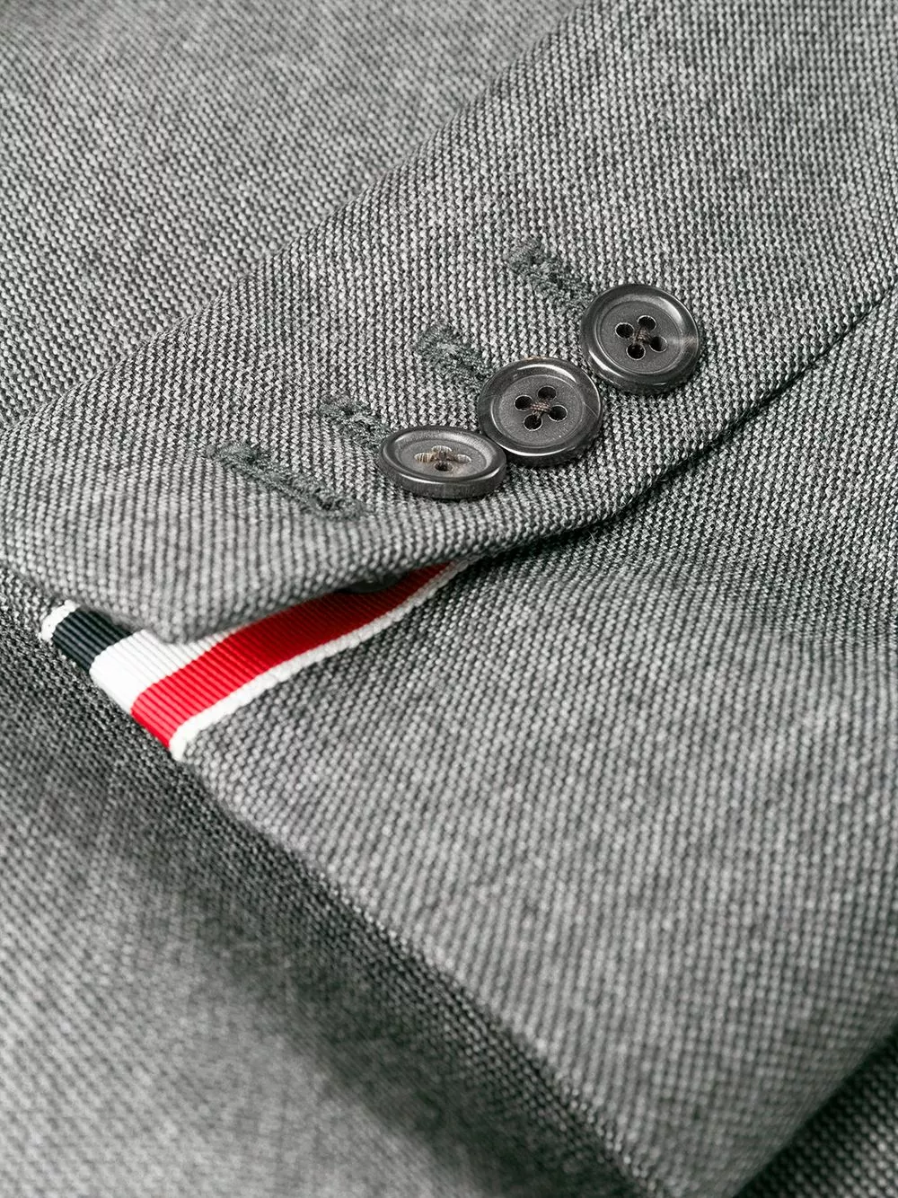 Thom Browne Wide lapel wool overcoat single breasted coats of women 7 Thom Browne wide lapel wool overcoat