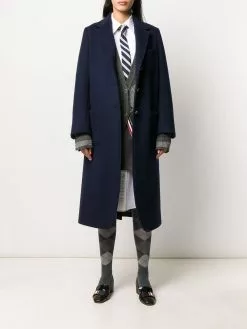 Thom Browne elongated cashmere sack overcoat