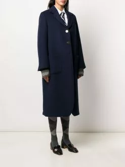 Thom Browne elongated cashmere sack overcoat