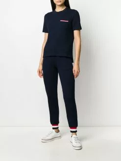 Thom Browne striped pocket seersucker T-shirt