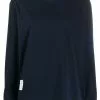 Thom Browne tonal 4-Bar long-sleeve rugby T-shirt