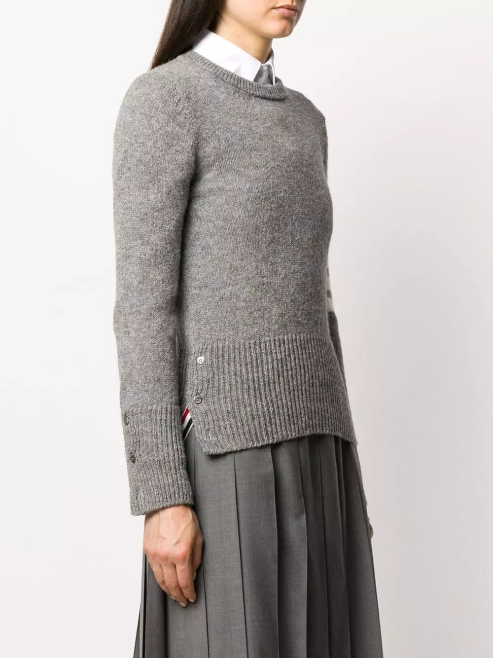 Thom Browne 4 Bar Shetland wool jumper knitted sweaters of women 3 Thom Browne 4-Bar Shetland wool jumper