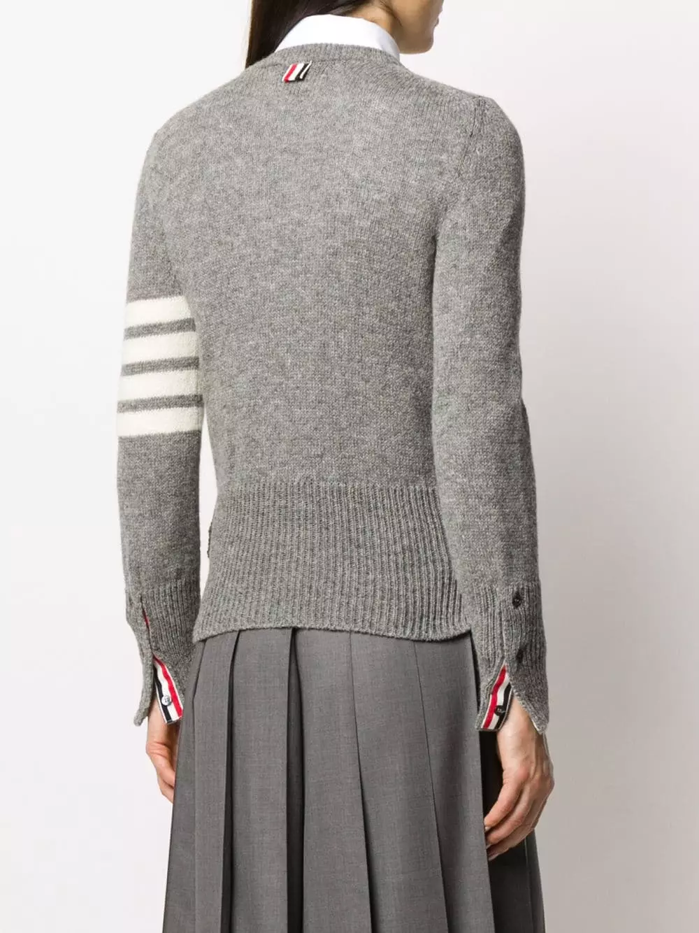 Thom Browne 4 Bar Shetland wool jumper knitted sweaters of women 4 Thom Browne 4-Bar Shetland wool jumper