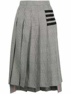 Thom Browne pleated midi skirt