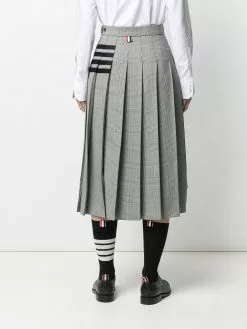 Thom Browne pleated midi skirt