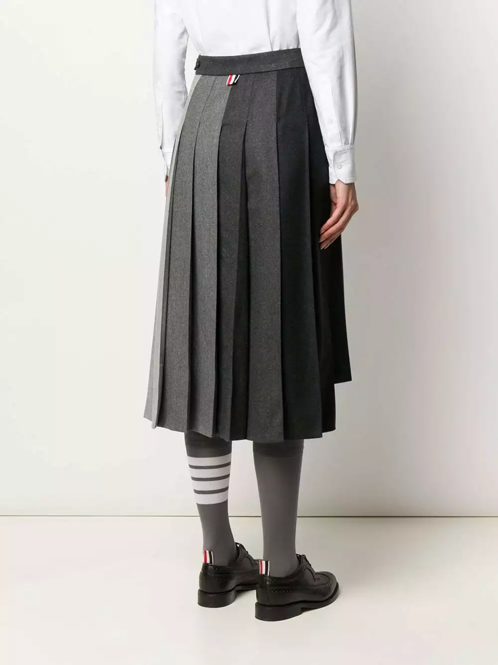 Thom Browne Fun Mix super 120s pleated skirt pleated skirts of women 4 Thom Browne Fun-Mix super 120s pleated skirt