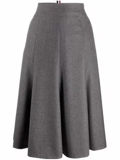 Thom Browne super 120s wool flannel skirt