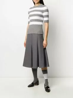 Thom Browne super 120s wool flannel skirt