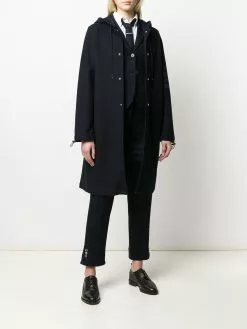 Thom Browne tonal 4-Bar twill trousers