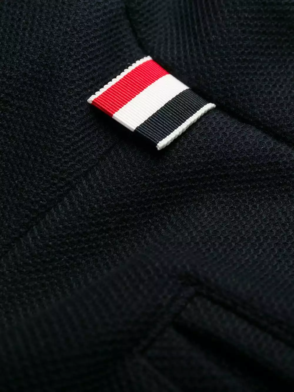 Thom Browne Tonal 4 Bar twill trousers slacks of women 6 Thom Browne tonal 4-Bar twill trousers