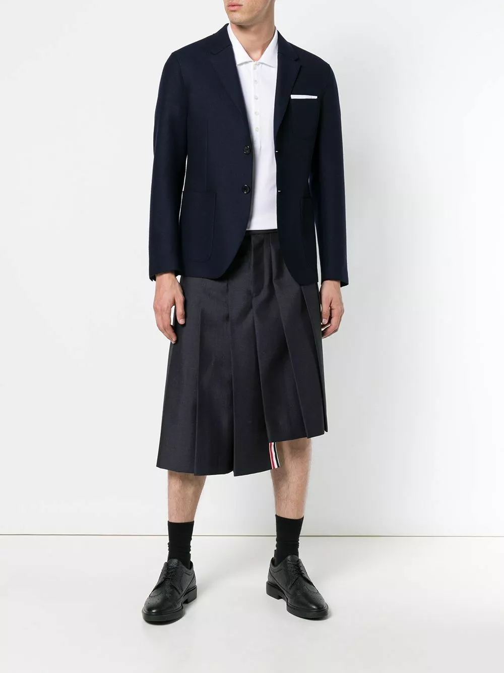 Thom Browne classic button polo shirt polo shirts of men 2 Thom Browne classic button polo shirt