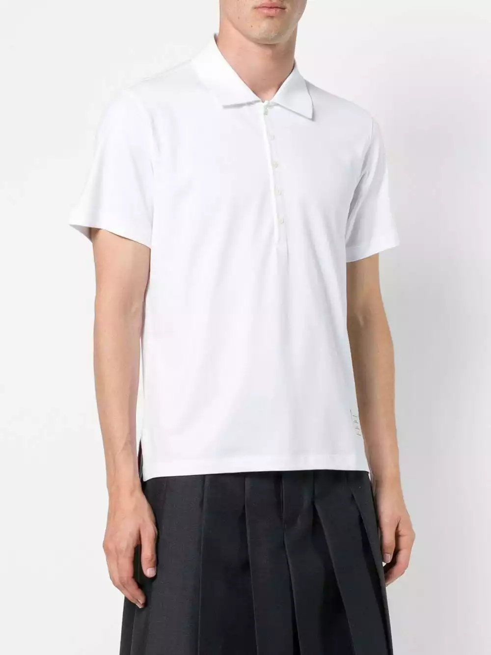 Thom Browne classic button polo shirt polo shirts of men 3 Thom Browne classic button polo shirt