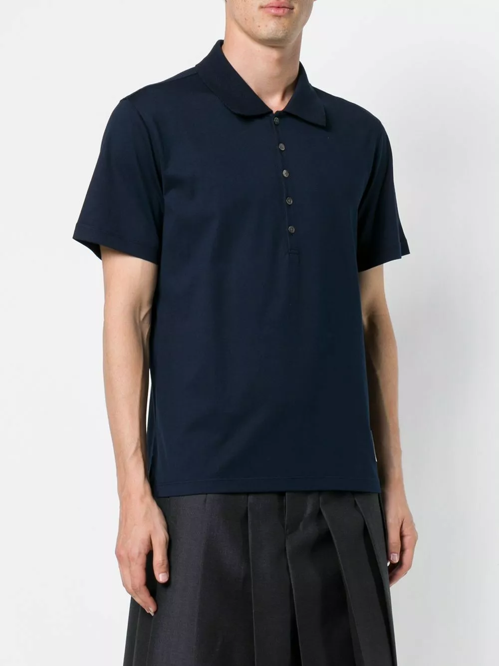 Thom Browne Button polo shirt polo shirts of men 3 Thom Browne button polo shirt