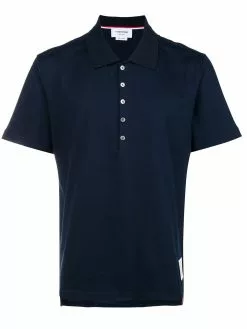 Thom Browne button polo shirt