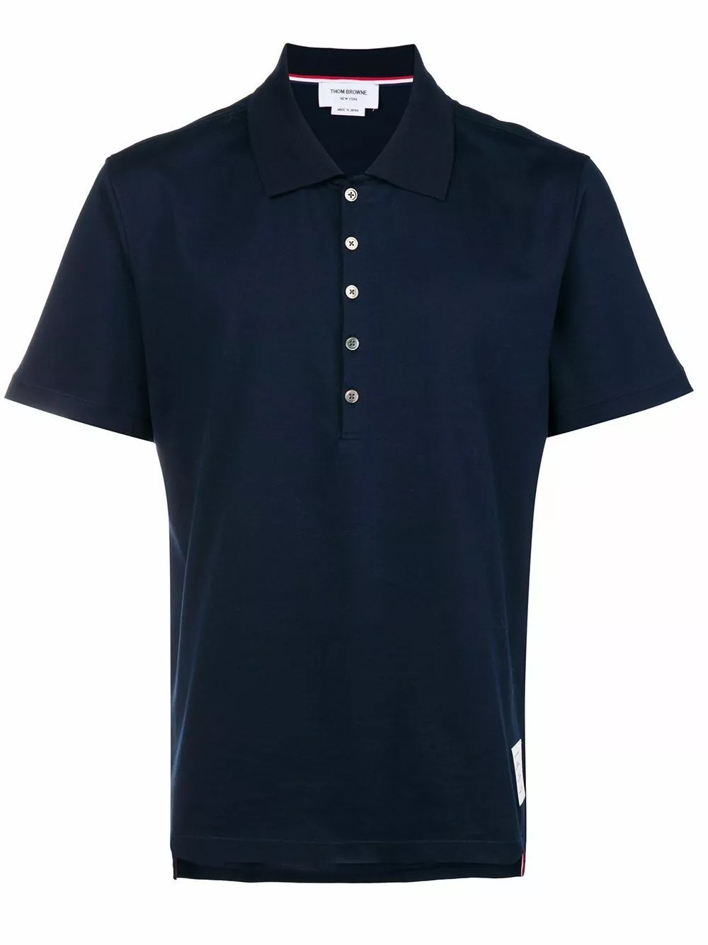 Thom Browne Button polo shirt polo shirts of men 1 Thom Browne button polo shirt