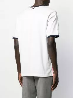 Thom Browne contrasting-trim T-shirt