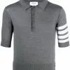 Thom Browne 4-Bar short-sleeved polo shirt