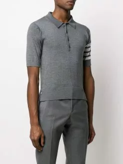 Thom Browne 4 Bar short sleeved polo shirt polo shirts of men 7 Thom Browne 4-Bar short-sleeved polo shirt