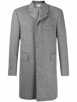 Thom Browne heavyweight cashmere Chesterfield overcoat