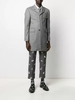 Thom Browne heavyweight cashmere Chesterfield overcoat