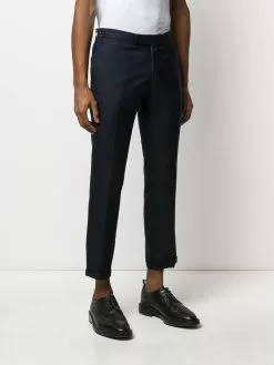 Thom Browne super 120s twill side tab trousers