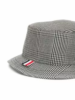 Thom Browne Prince of Wales check bucket hat
