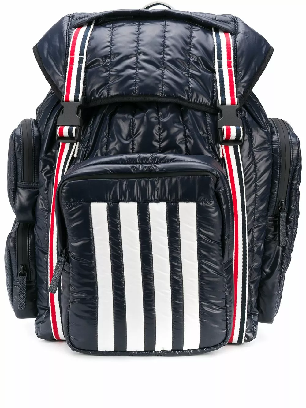 Thom Browne 4 Bar quilted ripstop backpack backpacks of men 1 Thom Browne 4-Bar quilted ripstop backpack