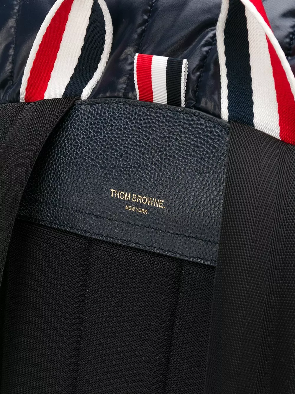 Thom Browne 4 Bar quilted ripstop backpack backpacks of men 4 Thom Browne 4-Bar quilted ripstop backpack