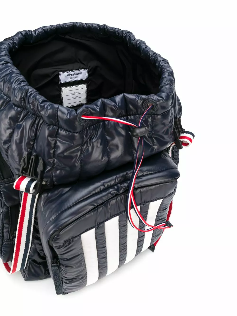 Thom Browne 4 Bar quilted ripstop backpack backpacks of men 5 Thom Browne 4-Bar quilted ripstop backpack