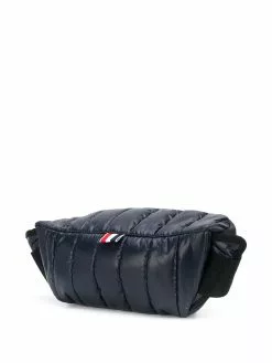 Thom Browne 4-Bar quilted ripstop belt bag