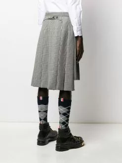 Thom Browne Prince of Wales check pleated skirt