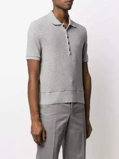 Thom Browne Cashmere pique polo shirt polo shirts of men 7 Thom Browne cashmere pique polo shirt